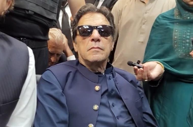 عمران خان کی ویڈیو لنک کے ذریعے پیشی کی درخواست پر فیصلہ محفوظ