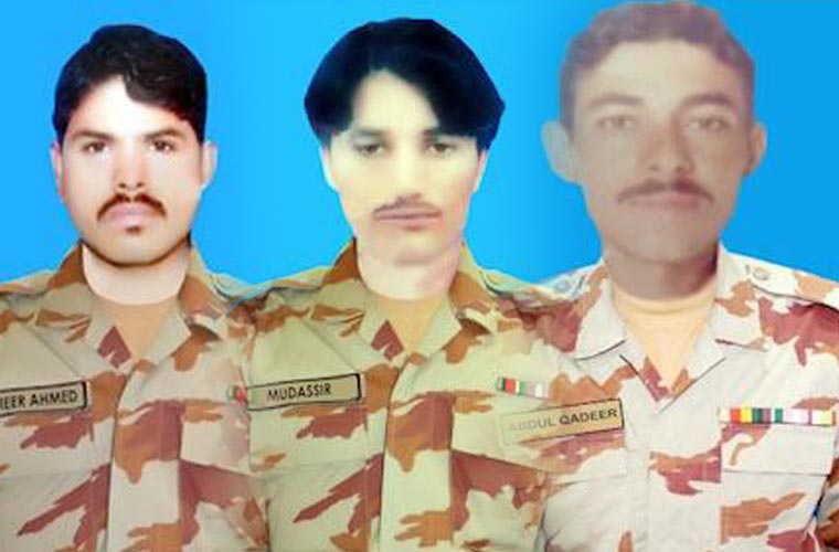 بلوچستان میں سیکیورٹی فورسز کی چیک پوسٹ پر حملہ، تین فوجی جوان شہید