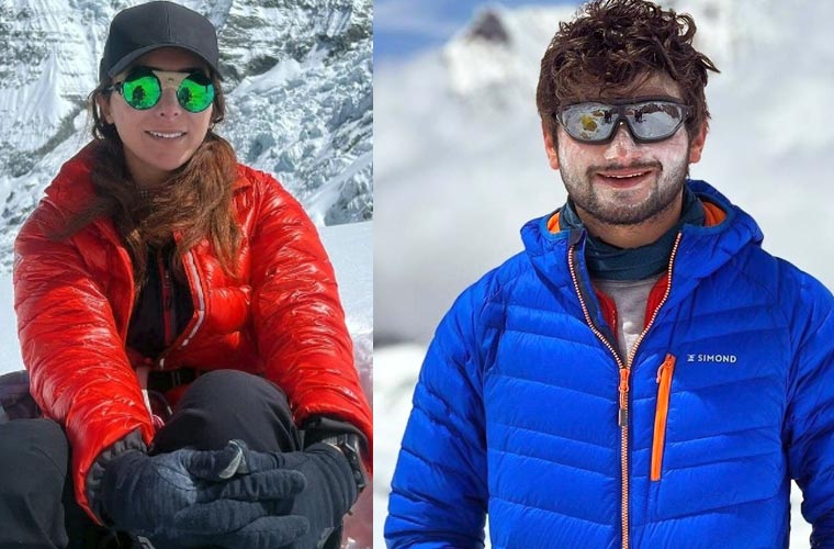 پاکستانی خاتون کوہ پیما نائلہ کیانی اور کوہ پیما شہروز کاشف کا ایک اور اعزاز