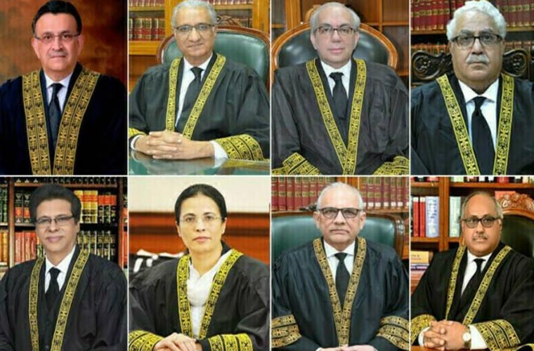 سپریم کورٹ کے چیف جسٹس سمیت 8 ججز کیخلاف سپریم جوڈیشل کونسل میں ریفرنس دائر