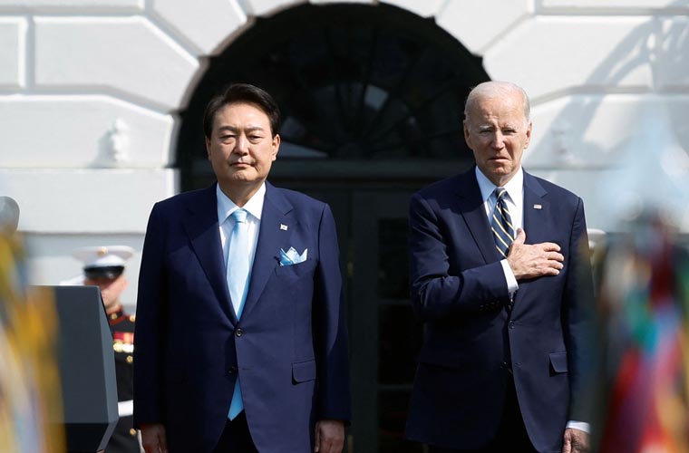 امریکا، جنوبی کوریا کا شمالی کوریا کیخلاف سیکیورٹی معاہدے کا اعلان