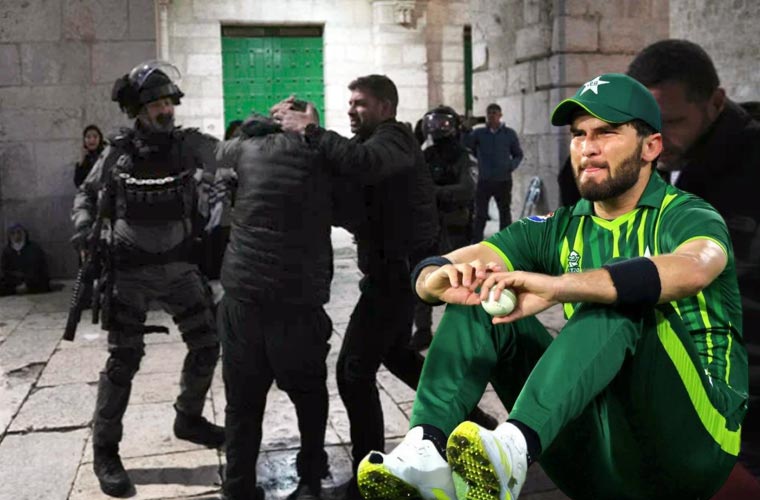 ہم بار بار مسجد الاقصیٰ میں ہونے والے ظلم کو محسوس کر رہے ہیں : شاہین شاہ آفریدی