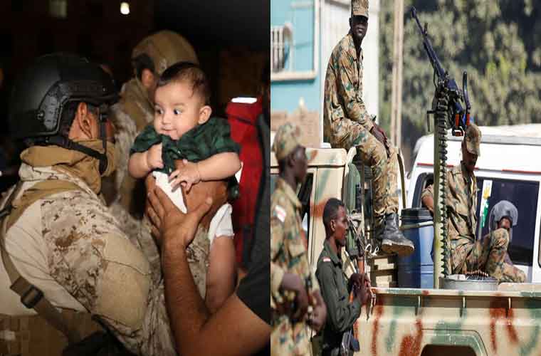 سوڈان میں مسلح افواج کے درمیان جھڑپیں جاری، غیر ملکی افراد کا تیزی سے انخلا