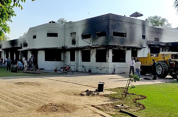 9 مئی احتجاج : شرپسندوں نے جناح ہاؤس کو کس طرح نقصان پہنچایا، تفصیلات سامنے آگئیں