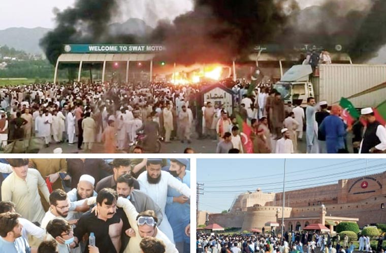 خیبر پختونخوا : پی ٹی آئی احتجاج، مزید 142 افراد گرفتار