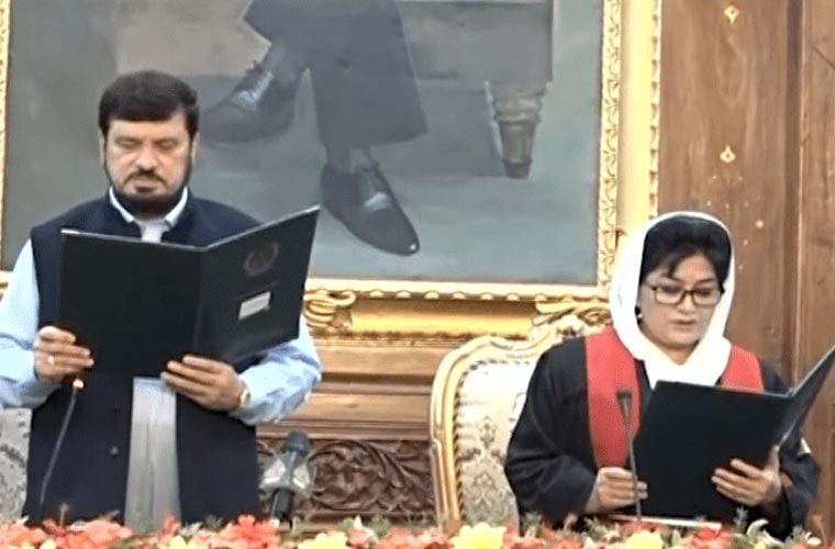 جسٹس مُسرت ہلالی نے بطور چیف جسٹس پشاور ہائیکورٹ اپنے عہدے کا حلف اٹھا لیا