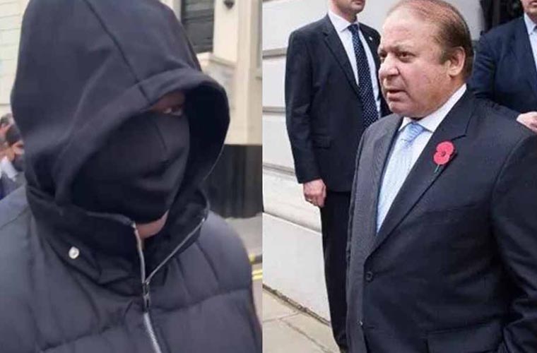لندن: مسلم لیگ ن کے قائد نواز شریف پر حملہ