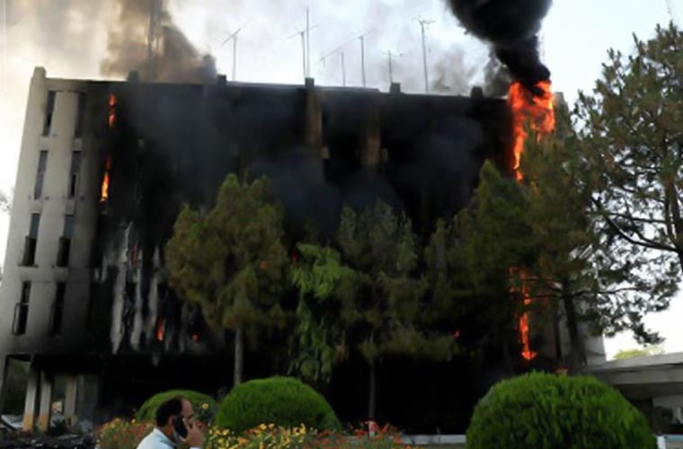 ریڈیو پاکستان پشاور میں آگ لگانے والا مرکزی ملزم گرفتار