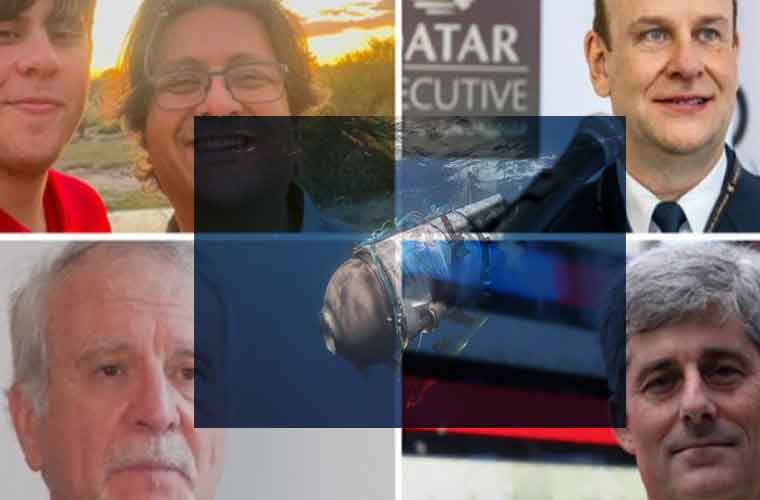 گمشدہ سیاحتی آبدوز ٹائٹن کا ملبہ مل گیا،آبدوز میں سوار پانچوں افراد جاں بحق