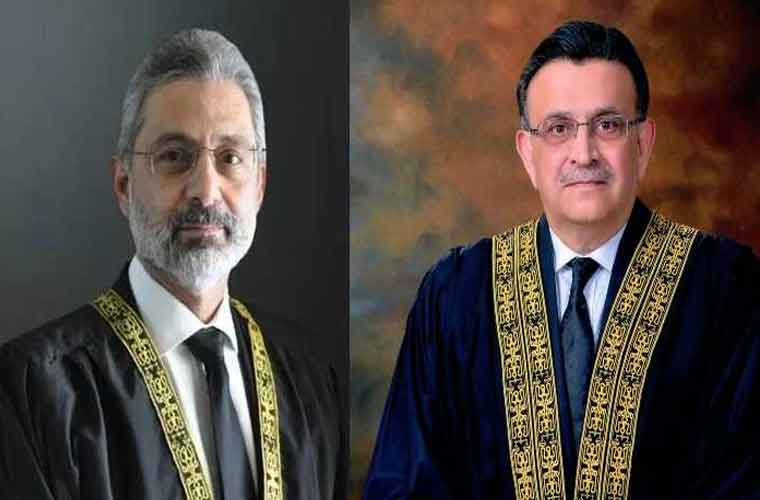 شجرکاری مہم : چیف جسٹس اور جسٹس قاضی فائز عیسیٰ کے درمیان ملاقات