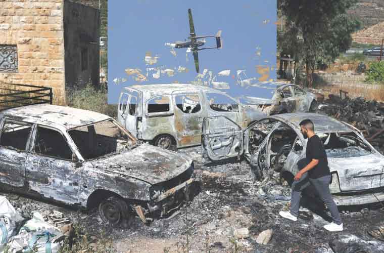 اسرائیلی فوج کے ڈرون حملے میں کارسوار تین فلسطینی شہید