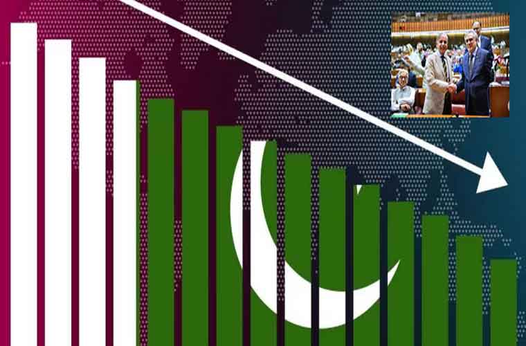 موجودہ حکومت کے دور میں تمام معاشی اشارے منفی چلنے لگے