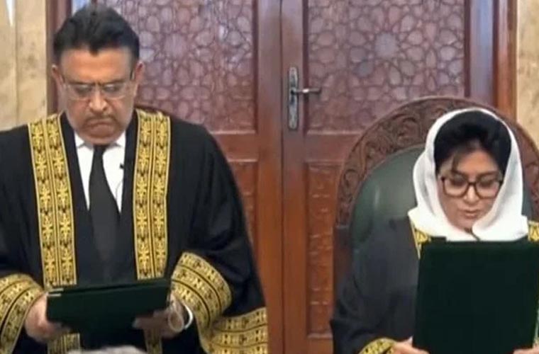 جسٹس مسرت ہلالی نے سپریم کورٹ کی دوسری خاتون جج کی حیثیت سے حلف اٹھالیا