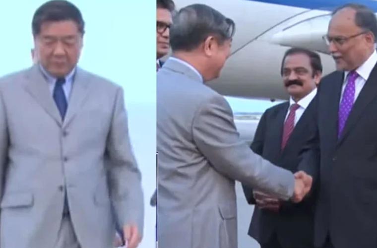 سی پیک کی 10 سالہ تقریبات: چین کے نائب وزیراعظم ہی لی فنگ پاکستان پہنچ گئے