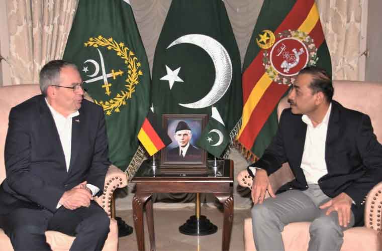 آرمی چیف سے جرمن فوج کے سربراہ کی ملاقات