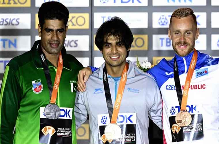 ورلڈ ایتھلیٹکس چیمپئن شپ : ارشد ندیم نے پاکستان کیلئے پہلا میڈل جیت لیا