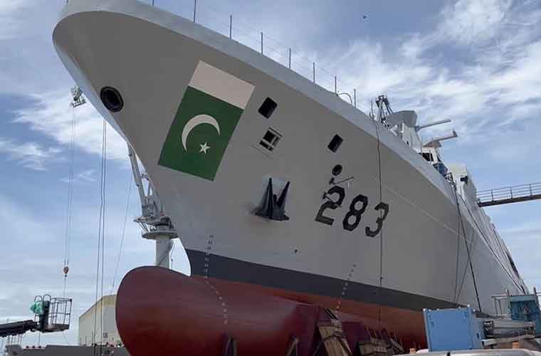 پاک بحریہ کے جنگی جہاز "طارق” کی افتتاحی تقریب