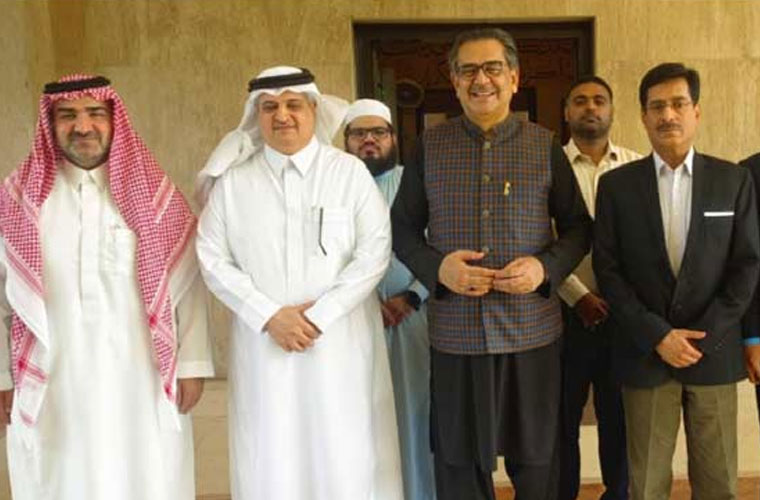 نگراں وزیر مذہبی امور سے سعودی سفیر نواف سعید المالکی کی ملاقات