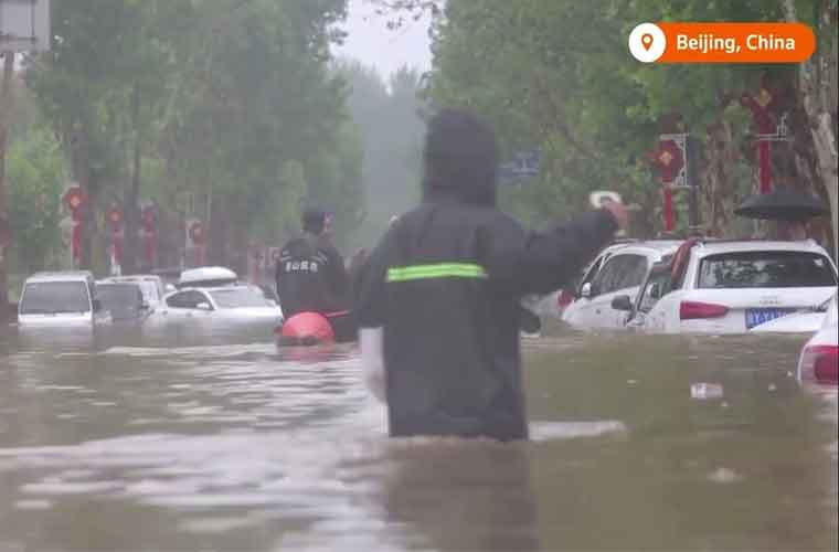 چین میں بارشوں کا 140 سالہ ریکارڈ ٹوٹ گیا، 22 افراد ہلاک