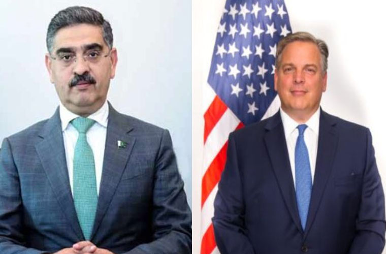 نگراں وزیراعظم انوار الحق کاکڑ سے امریکی سفیر کی ملاقات