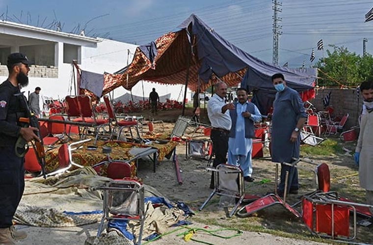 باجوڑ دھماکا، خیبر پختونخوا حکومت نے عوامی اجتماعات پر پابندی عائد کردی