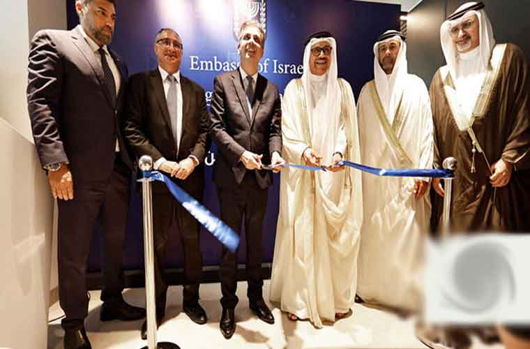 تعلقات بحال : 3 سال بعد اسرائیل نے بحرین میں اپنا سفارت خانہ کھول لیا