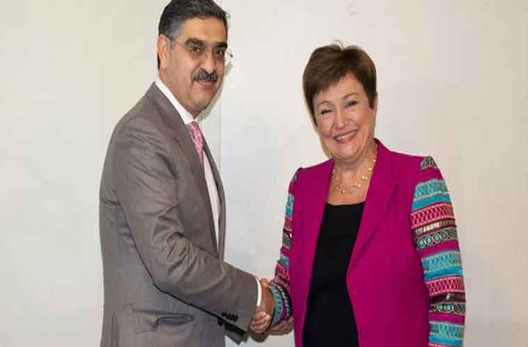 سربراہ آئی ایم ایف کی انوار الحق کاکڑ سے ملاقات، امیروں سے مزید ٹیکس وصولی پر زور