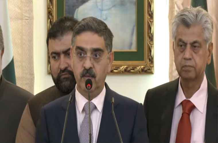 ذخیرہ اندوزی اور اسمگلنگ کے خلاف بھرپور آپریشن جاری رہے گی: نگراں وزیراعظم