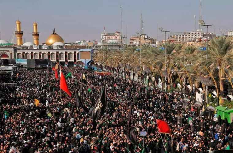 عراق: چہلمِ امام حسین ؑ کے موقع پر 1 لاکھ پاکستانی زائرین کی کربلا آمد