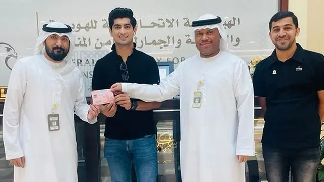 فاسٹ بولر نسیم شاہ کو بھی دبئی کا گولڈن ویزہ مل گیا