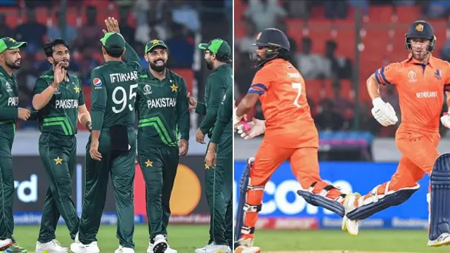 پاکستان کا نیدرلینڈر کو 81 رنز سے شکست دیکر  ورلڈکپ میں فاتحانہ آغاز