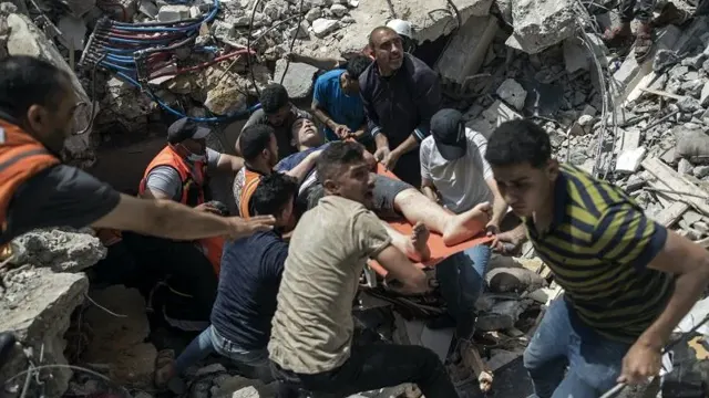 غزہ پر اسرائیلی بمباری کا سلسلہ جاری، شہید فلسطینیوں کی تعداد تین ہزار ہوگئی