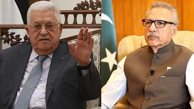 صدر مملکت کا محمود عباس سے ٹیلیفونک رابطہ، فلسطین پر اسرائیلی مظالم کی مذمت