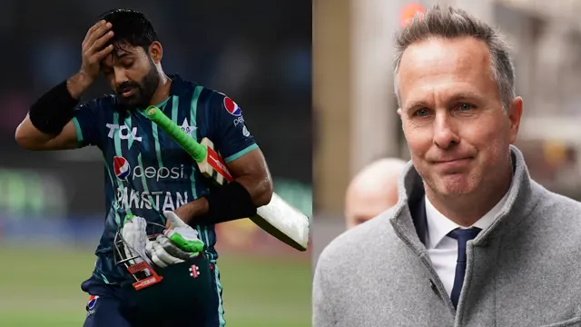 آگے نکل کر کھیلنے پر مائیکل وان کا محمد رضوان پر طنز