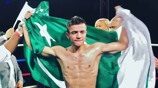پاکستانی باکسر نے انٹرنیشنل رینکنگ فائٹ کی جیت فلسطینیوں کے نام کردی