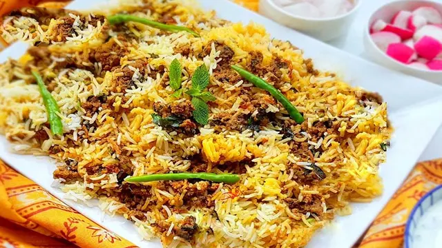 مزیدار قیمہ بریانی