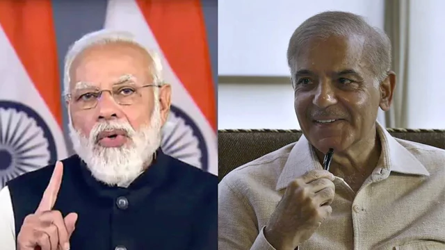 بھارتی وزیر اعظم کی شہباز شریف کو وزیر اعظم کا منصب سنبھالنے پر مبارکباد