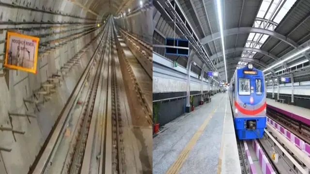 بھارت ،دریا کے نیچے سے گزرنے والی میٹرو ٹرین کا افتتاح کل ہوگا