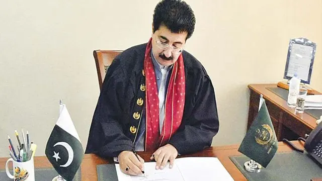 چیئرمین سینیٹ صادق سنجرانی کو عہدے سے ہٹانے کیلئے درخواست دائر
