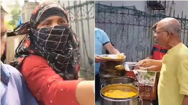مسلمان خاتون کو ’جے شری رام‘ کا نعرہ نہ لگانے پر کھانا دینے سے انکار