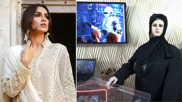 اداکارہ کو ”باحجاب روبوٹ ٹیچر” پر بھی اعتراض