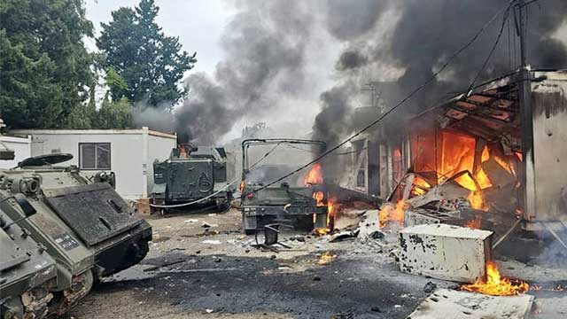 حزب اللہ کا خوف یا بدحواسی اسرائیل نے لبنانی فوجی کا اڈہ تباہ کردیا