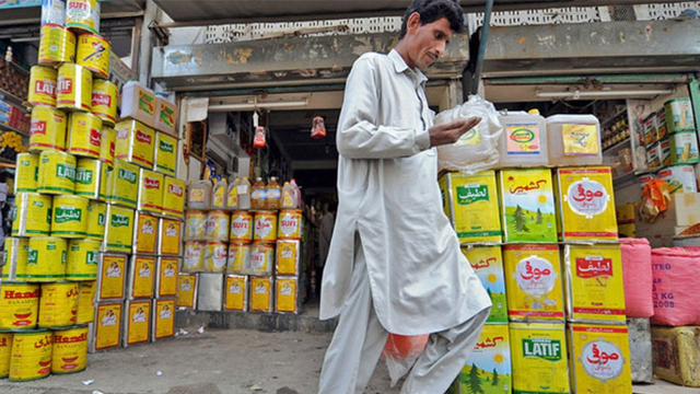 گھی اور کوکنگ آئل کی قیمتوں میں ایک بار پھر بڑا اضافہ