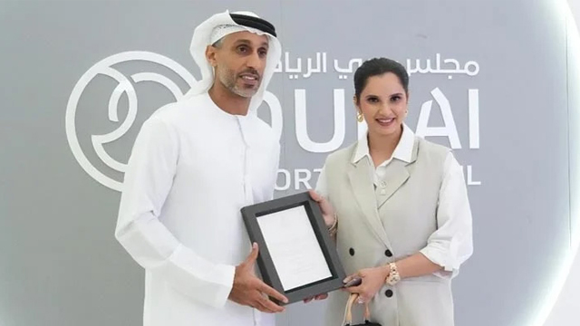 دبئی نے ثانیہ مرزا کو اہم اعزاز سے نواز دیا