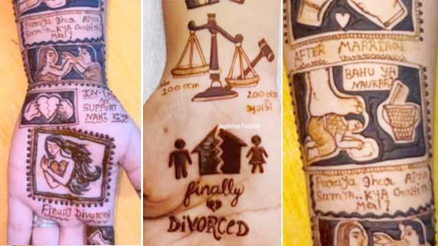 خاتون نے مہندی کے ذریعے طلاق کیوں ہوئی؟ راز سے پردہ اُٹھادیا! مگر کیسے؟