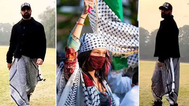 فلسطینی رومال (کفیہ) کی پنٹس بنانا ڈیزائنر کو مہنگا پڑگیا
