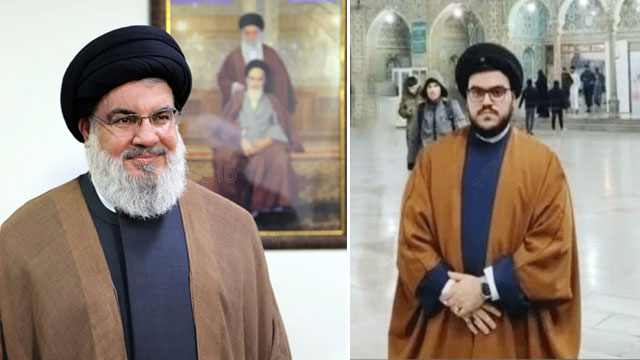 حسن نصر اللہ کے صاحبزادے شہید والد کا عمامہ پہنے ایران میں منظر عام پر آگئے