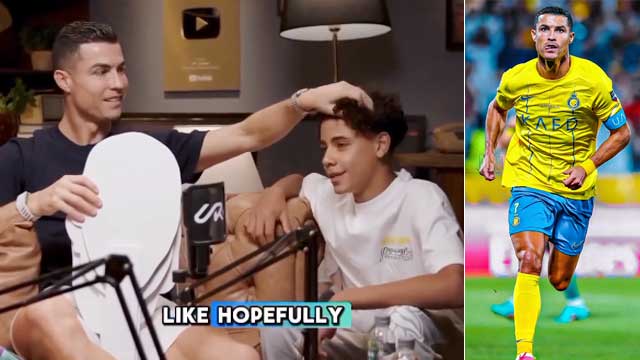 رونالڈو کے بیٹے  نے ”انشااللہ” کہہ کر مداحوں کو حیران کردیا، ویڈیو وائرل