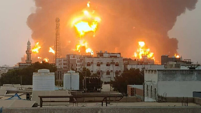 اسرائیل کے یمن پر وحشیانہ حملے، دو افراد شہید