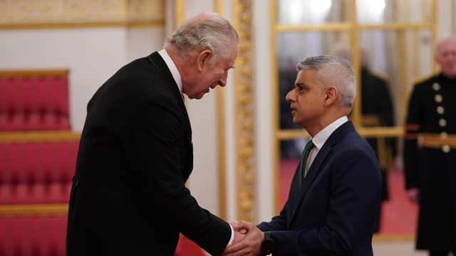 برطانوی بادشاہ نے میئر لندن کو اہم اعزاز سے نواز دیا